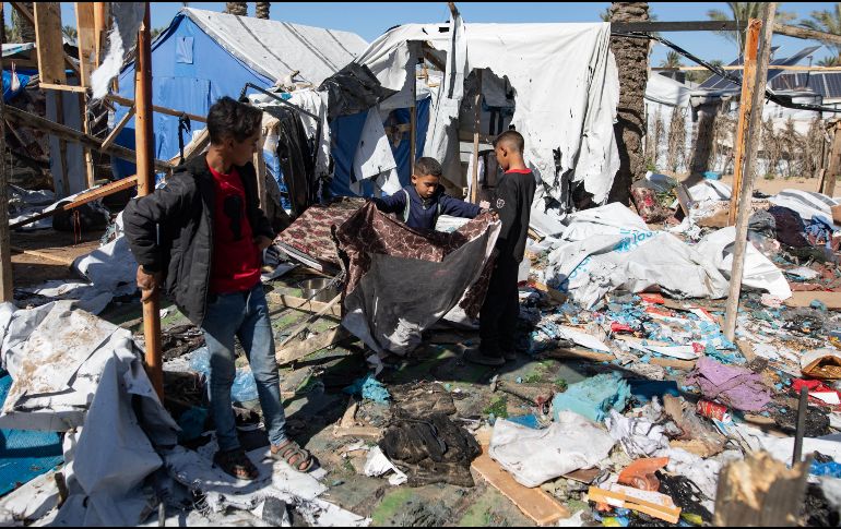 Más de 530 palestinos fallecieron por fuego israelí desde la entrada en vigor de la tregua, según el Ministerio de Salud gazatí. EFE/H. IMAD