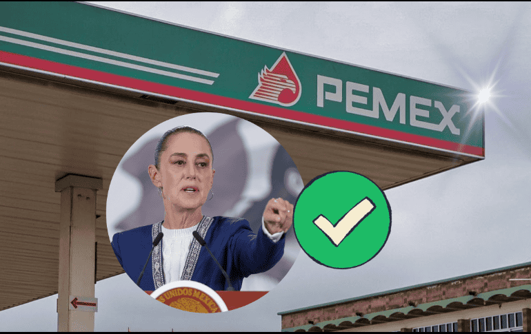 Pese a que Pemex es la petrolera estatal más endeudada del mundo, la Presidenta declaró que existen avances en favor de la empresa productiva. EFE / I. Esquivel / NTX / ARCHIVO