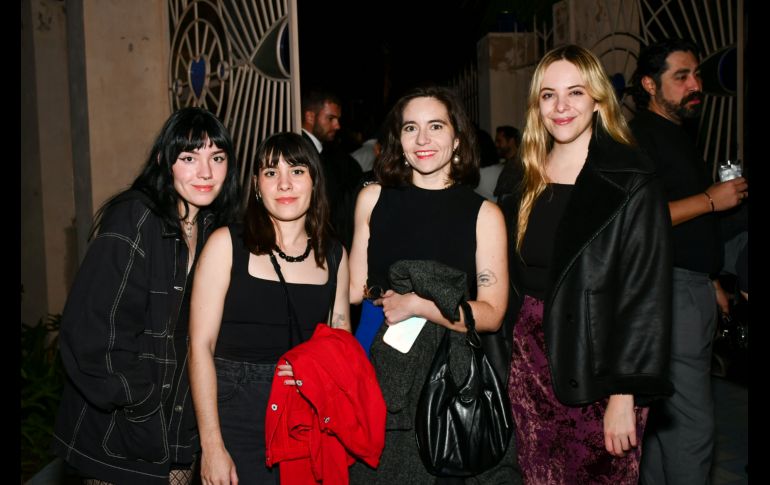 Daniela Godínez, Andrea Godínez, Reina Barragán y Daniela Vázquez. GENTE BIEN JALISCO /  Revista del 6 de febrero 2026