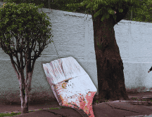 No es pintura como tal, de hecho, no se recomienda utilizar ninguna; es más bien cal hidratada, también llamada cal apagada o hidróxido de calcio. EL INFORMADOR / ARCHIVO