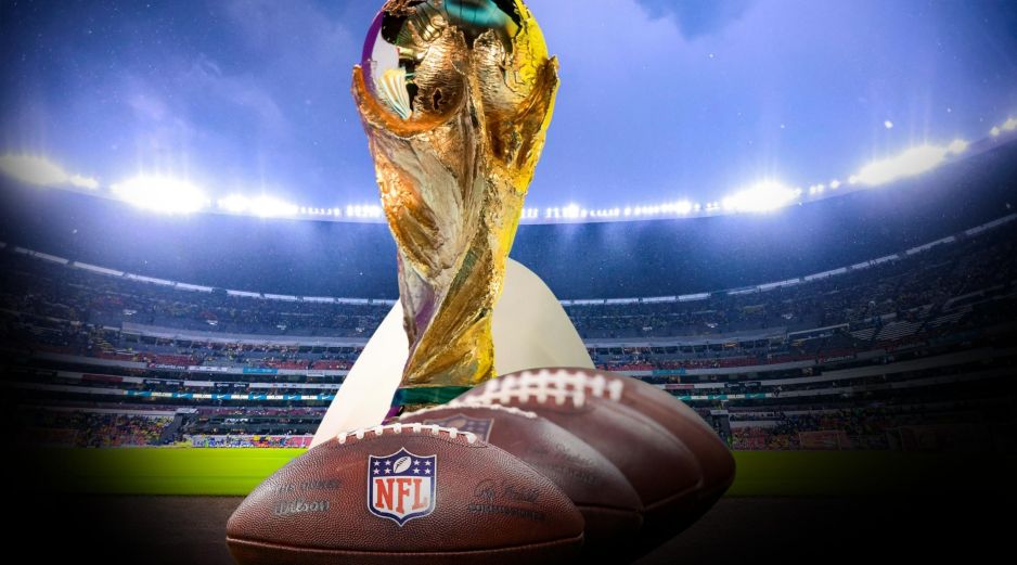 Este año, el Estadio Azteca no solo se prepara para el Mundial, sino que acaba de confirmar oficialmente el regreso de la NFL para diciembre. ESPECIAL / IMAGO7, AFP y CANVA
