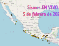 Sismos en México | EN VIVO | 5 de febrero de 2026. ESPECIAL / SSN
