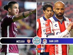 El partido entre Necaxa y Atlético de San Luis se disputará este viernes 6 de febrero. ESPECIAL / IMAGO7 y CANVA