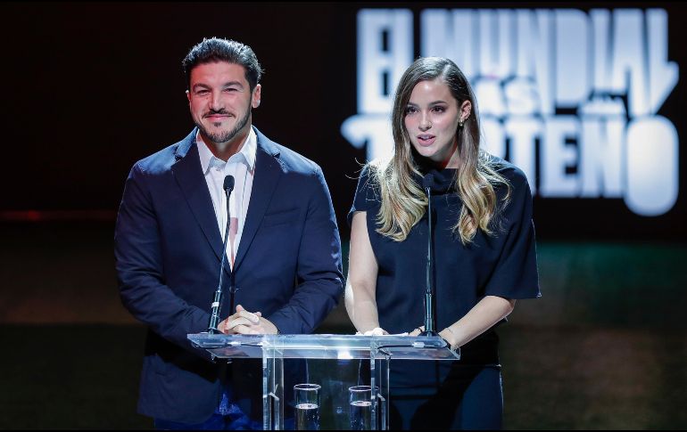 El gobernador de Nuevo León, Samuel García, aseguró que la ciudad de Monterrey está lista para ser una sede de primer nivel. EFE/I. Esquivel