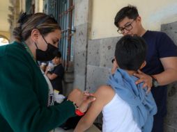 Para contener la propagación, la Secretaría de Salud de Jalisco ha reforzado la campaña de vacunación contra el sarampión. EL INFORMADOR/ A. NAVARRO.