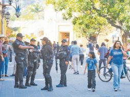 Elementos de la Policía estatal asumieron el control de la seguridad en Tequila, en coordinación con la Guardia Nacional. EL INFORMADOR/ J. Acosta