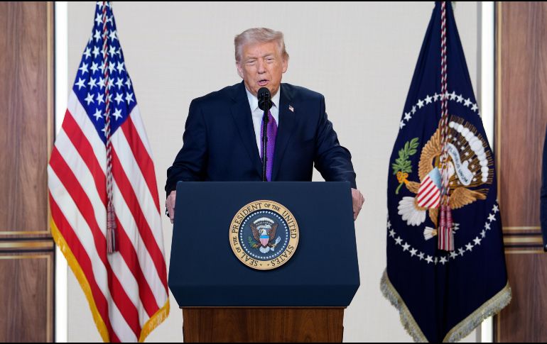 La publicación del presidente desató rechazo bipartidista al mostrar una representación ofensiva de Barack y Michelle Obama. EFE/A. Schwartz