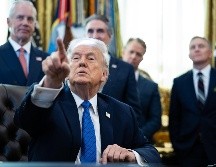 La casa blanca aseguró este lunes que Trump no descarta acciones militares en Irán. EFE/ARCHIVO