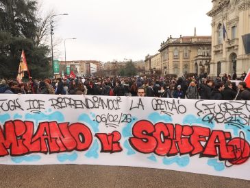 Anteriormente el ministro del Interior italiano, Matteo Piantedosi, se reunió con un embajador de EU en Italia, para preparar el despliegue del ICE en Milán. EFE/P. Salmoirago