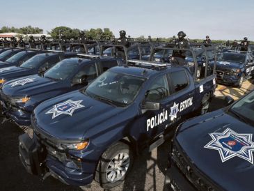 Elementos de la Policía Federal participan en acciones de vigilancia y combate a la extorsión como parte del Operativo Enjambre en Michoacán. ESPECIAL