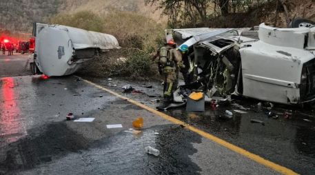 El incidente ocurrió a la altura del kilómetro 65, cerca de la localidad de Chamela, en el municipio de La Barca. ESPECIAL