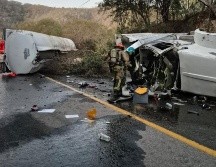 El incidente ocurrió a la altura del kilómetro 65, cerca de la localidad de Chamela, en el municipio de La Barca. ESPECIAL