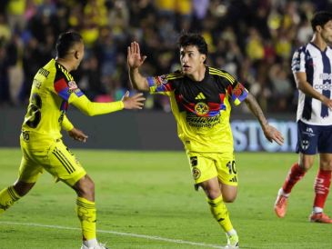 El América llegó a 8 puntos en el torneo; los Rayados se quedaron con 7. SUN/C. Mejía