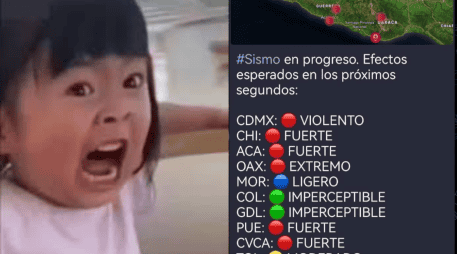 Algunos internautas tomaron con humor el sismo e hicieron del momento una anécdota más de la vida sísmica en México. SASSLA / CANVA