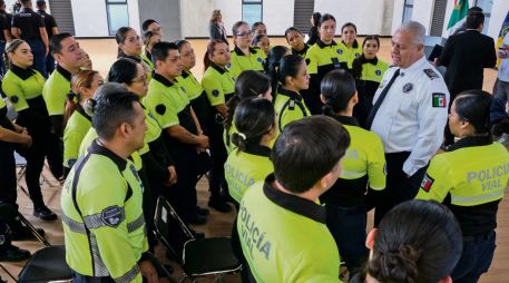 Jorge Arizpe, comisario Vial, destacó la disposición de su personal. ESPECIAL