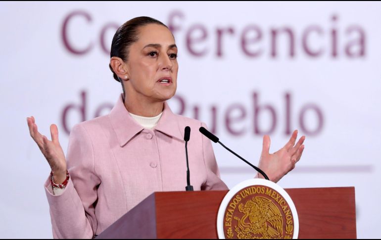 La mandataria precisó que a pesar de que la empresa minera, Vizsla Silver, es canadiense, el gobierno de Canadá no ha hablado 