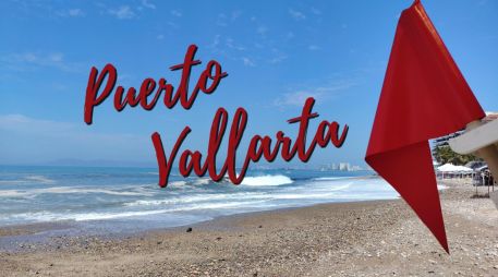 Así se encuentran las playas de Puerto Vallarta este lunes 9 de febrero de 2026. ESPECIAL / FACEBOOK Protección Civil y Bomberos Puerto Vallarta