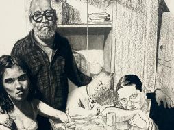 Escenas domésticas reconocibles se presentan despojadas de intimidad, obligando al espectador a detenerse en gestos mínimos y silencios prolongados. CORTESÍA