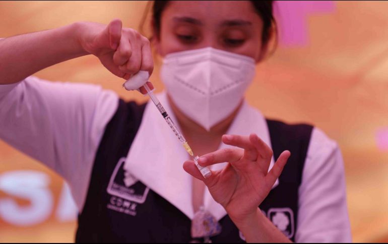 La vacuna estará disponible en todos los centros de salud de la Ciudad de México. SUN/D. Simón