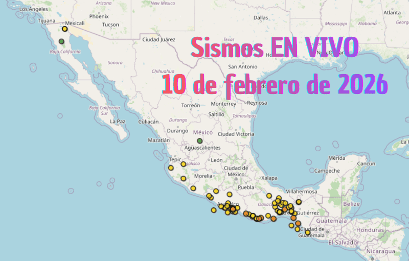 Monitoreo EN VIVO de los temblores en México. ESPECIAL / SSN&nbsp;