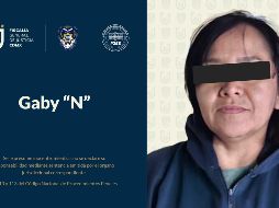 Tras su captura, Gaby 