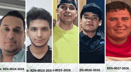 Las familias de los cinco varones presentaron las denuncias respetivas sobre sus desapariciones por lo que la Comisión Estatal de Búsqueda de Personas emitió sus fichas de localización. ESPECIAL/ Comisión Estatal de Búsqueda de Personas en el Estado de Sinaloa