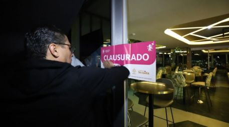 El negocio fue clausurado y permanecerá cerrado hasta que acredite el cumplimiento pleno de todas las medidas de seguridad. CORTESÍA/Ayuntamiento de Guadalajara