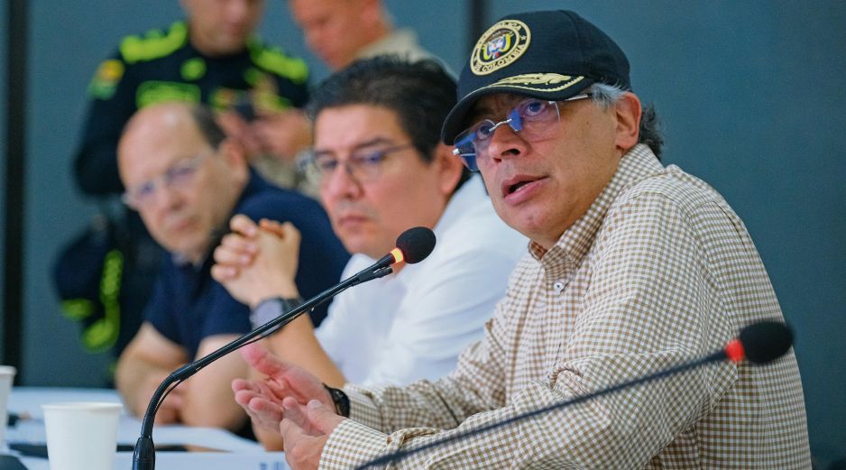 Petro sostiene que existe una “nueva junta del narcotráfico” que busca terminar con su vida desde que asumió el poder en 2022.. EFE