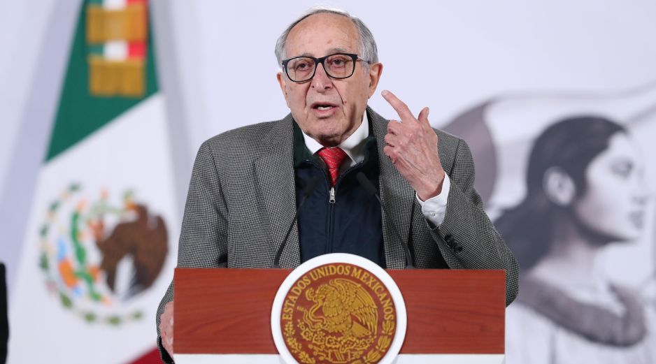 En la conferencia de la Presidenta Claudia Sheinbaum, el funcionario recordó que el sarampión es una de las enfermedades virales con mayor índice de transmisibilidad. EFE / M. Guzmán