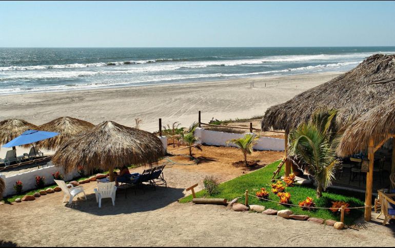 Playa Celestino Gasca, Sinaloa. ESPECIAL/SECRETARIA DE TURISMO DE SINALOA.