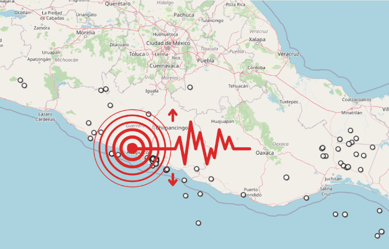 &nbsp;Sismo en Guerrero. ESPECIAL / SSN