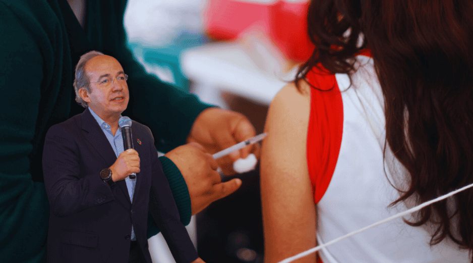 Calderón se pronunció sobre el brote de sarampión en México. EFE / ARCHIVO