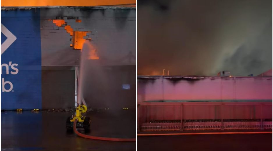 Hasta el momento, autoridades informaron que no se reportan personas lesionadas y que la situación se encuentra controlada. ESPECIAL / FACEBOOK Departamento de Bomberos de Hermosillo