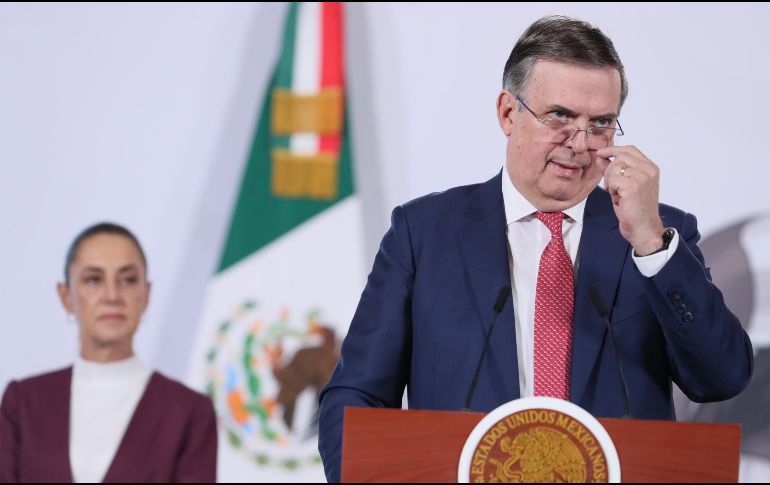 Marcelo Ebrard afirmó que ya iniciaron los trabajos conjuntos para la revisión del tratado comercial. EFE/M. Gúzman