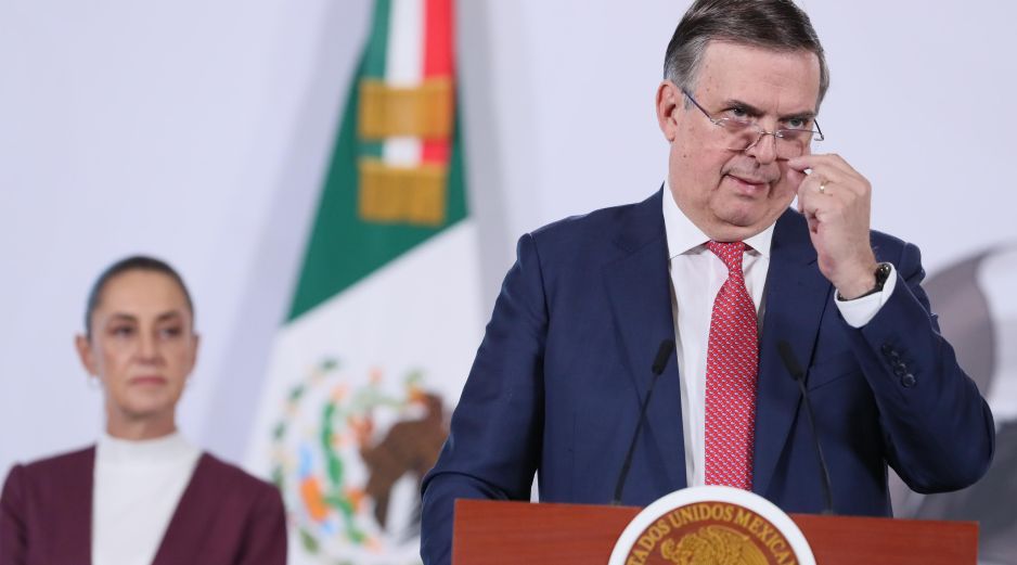 Marcelo Ebrard afirmó que ya iniciaron los trabajos conjuntos para la revisión del tratado comercial. EFE/M. Gúzman