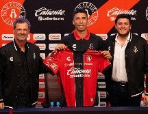 Agustín Rodríguez se mostró conmovido por el recibimiento y la importancia del reto que representa llegar a la Liga MX. CORTESÍA/ ATLAS FC.
