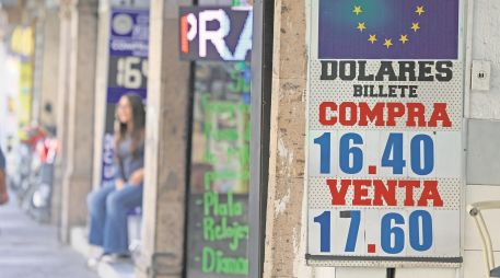 Debilidad del dólar impulsa al peso