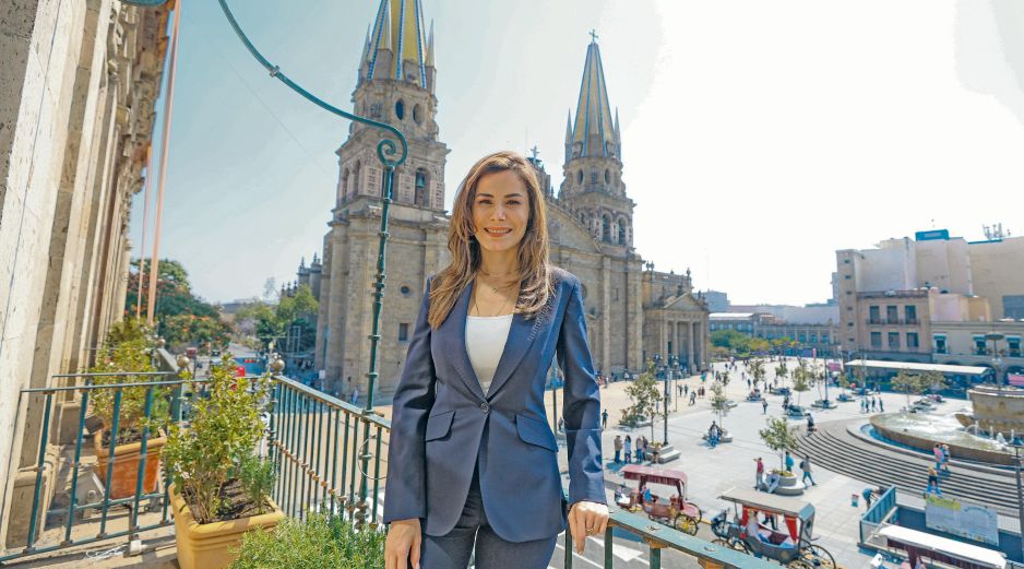 Verónica Delgadillo expuso los alcances del programa de vivienda para los jóvenes y las estrategias de rehabilitación de espacios públicos en Guadalajara. Será un año récord en inversión. EL INFORMADOR/ A. Navarro