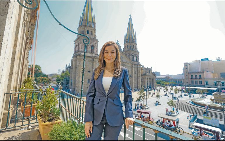 Verónica Delgadillo expuso los alcances del programa de vivienda para los jóvenes y las estrategias de rehabilitación de espacios públicos en Guadalajara. Será un año récord en inversión. EL INFORMADOR/ A. Navarro