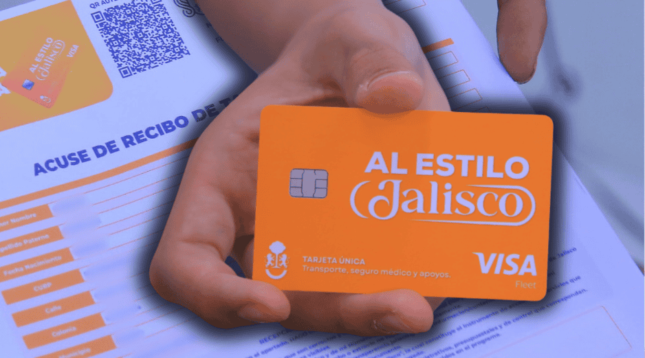 El trámite de la Tarjeta Única Al Estilo Jalisco está disponible en línea. ESPECIAL/X @GobiernoJalisco