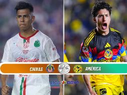 El Guadalajara llega como líder del torneo, mientras que las Águilas buscan recortar distancia y frenar a su acérrimo rival. ESPECIAL / IMAGO7 y CANVA