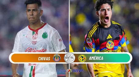 El Guadalajara llega como líder del torneo, mientras que las Águilas buscan recortar distancia y frenar a su acérrimo rival. ESPECIAL / IMAGO7 y CANVA