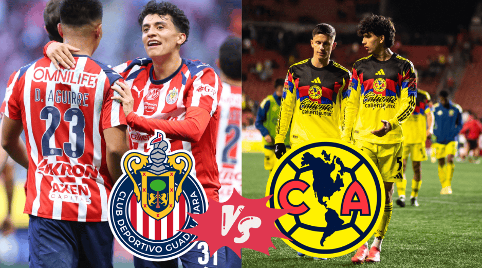 El pronóstico de la IA para el partido de la Jornada 6 entre Chivas y América en el Clásico Nacional. Imago7 / ARCHIVO