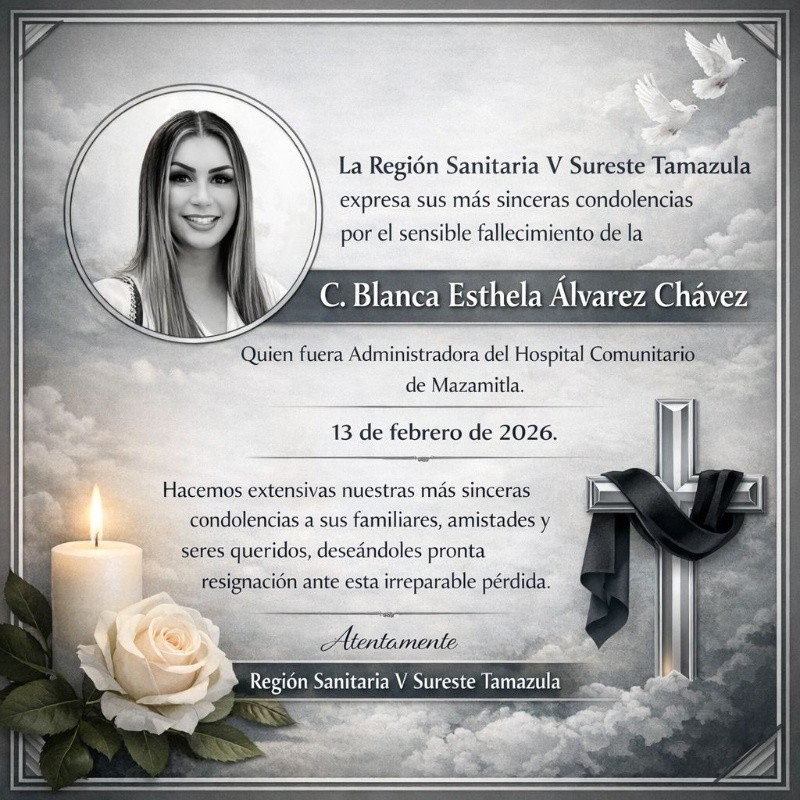 &nbsp;FACEBOOK/ Región Sanitaria V Tamazula 