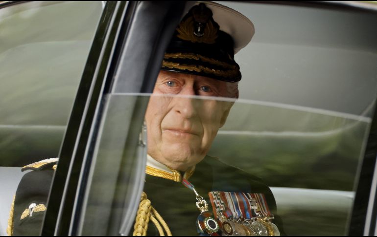 No es la primera vez que el rey Carlos III se enfrenta a actos de protesta ante acusaciones hacia la familia real, como es el caso del expríncipe Andrés. EFE/T. AKMEN