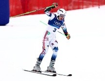 Pinheiro baila samba en la gélida Bormio y Brasil festeja su primer oro olímpico invernal. EDE / EPA /ANNA SZILAGYI