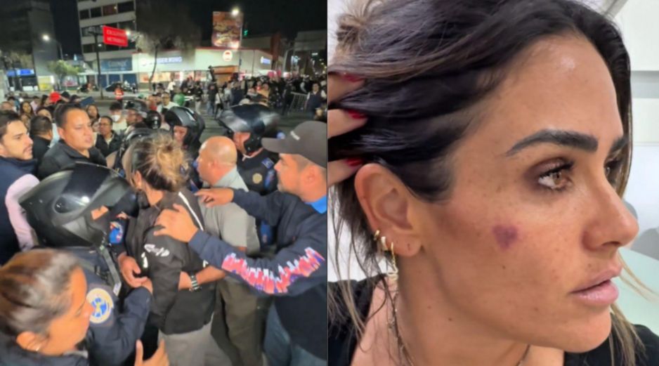 Rojo de la Vega acudió a la Fiscalía capitalina para presentar una denuncia tras los hechos registrados. X/@AlessandraRdlv/ESPECIAL