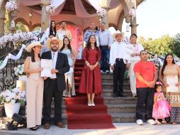 En el Jardín Hidalgo, 500 parejas formalizaron su unión en la Segunda Edición de las Bodas de la Esperanza, organizada por el Ayuntamiento de San Pedro Tlaquepaque. CORTESÍA.
