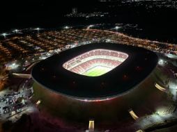 Helicóptero Titán sobrevoló el Estadio Akron para vigilar los alrededores del inmueble. CORTESÍA/POLICÍA DE JALISCO