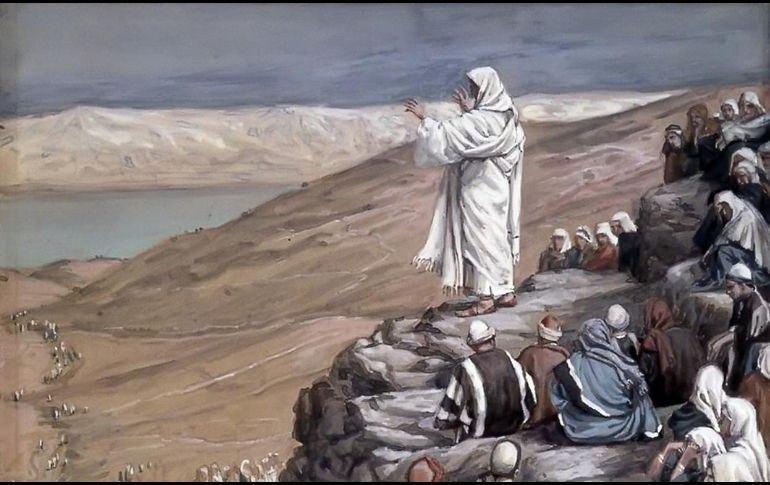 «No crean que he venido a abolir la ley o los profetas; no he venido a abolirlos, sino a darles plenitud». WIKIPEDIA/«El sermón de la montaña», de James Tissot